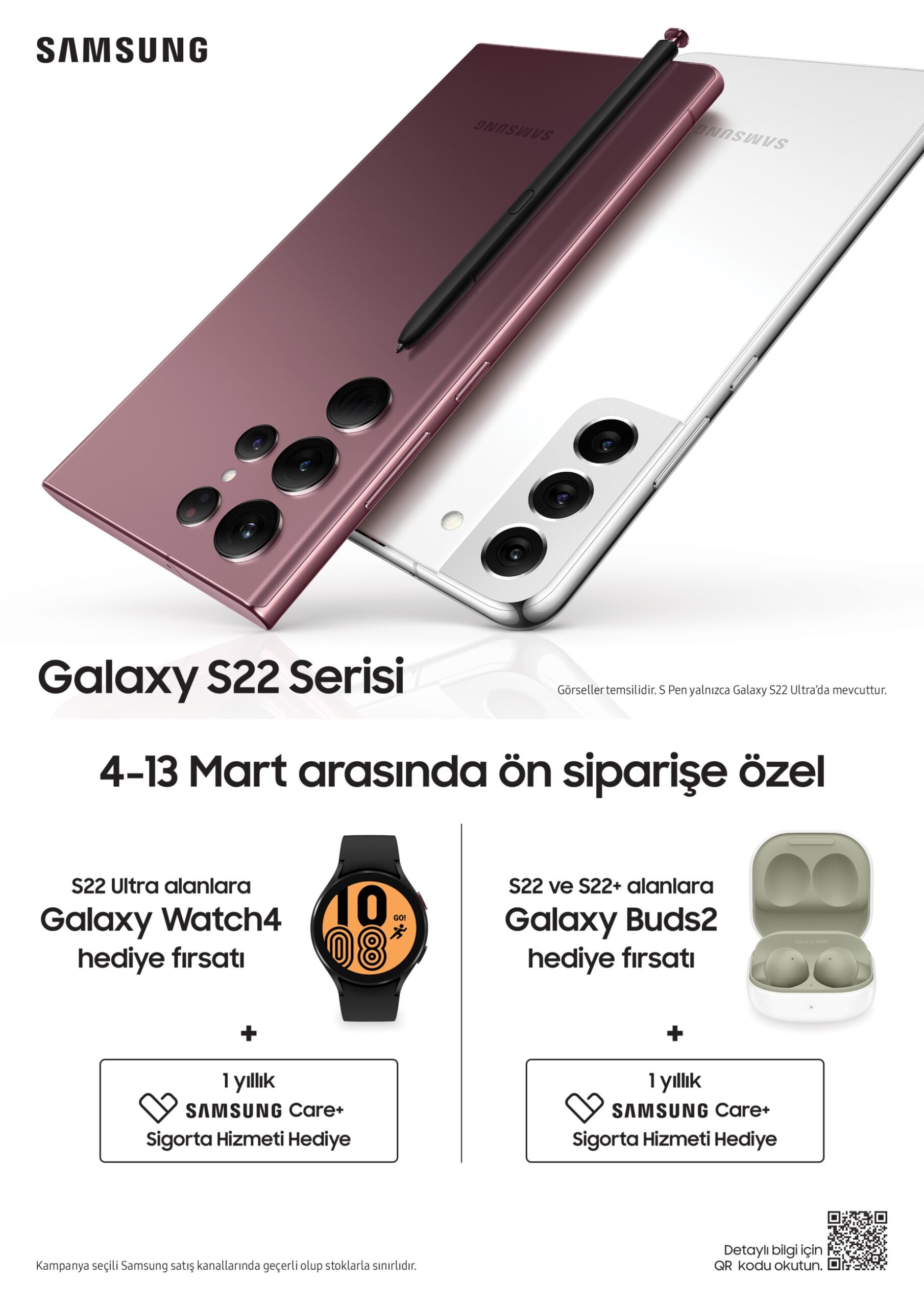 Yeni Samsung Galaxy S22 serisi, birbirinden özel teklif ve hediyelerle Türkiye’de ön satışa sunuldu!